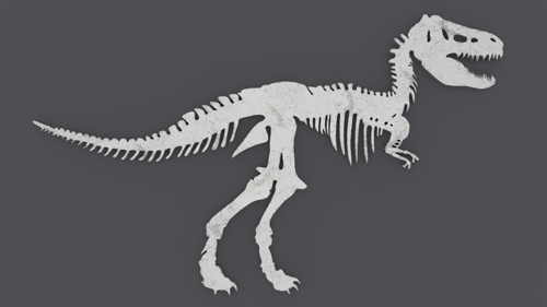 Dinosaur Skeleton - 3D Printable preview image